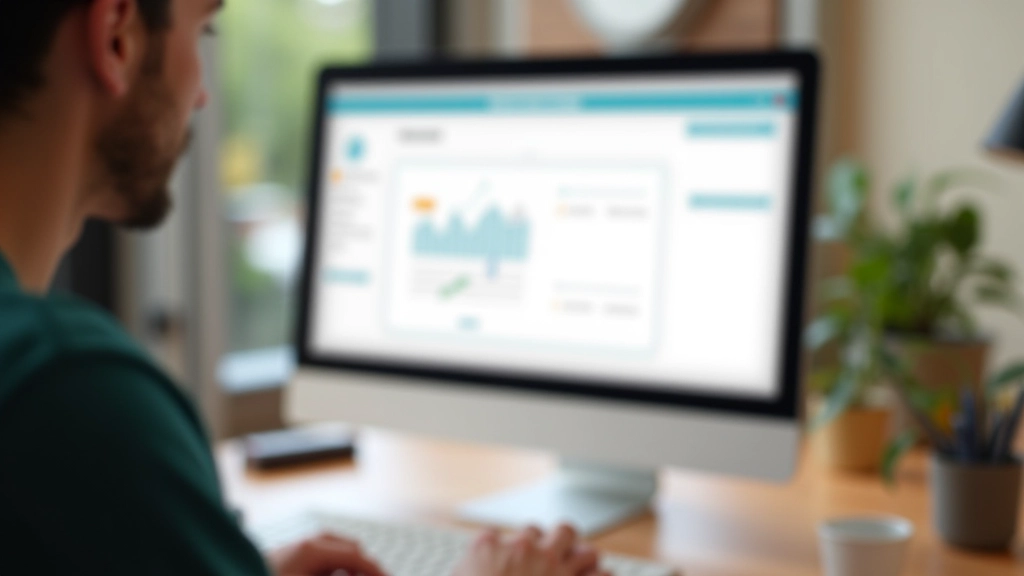 Portale di gestione volontari su schermo, interfaccia intuitiva, organizzazione efficiente, dashboard chiara