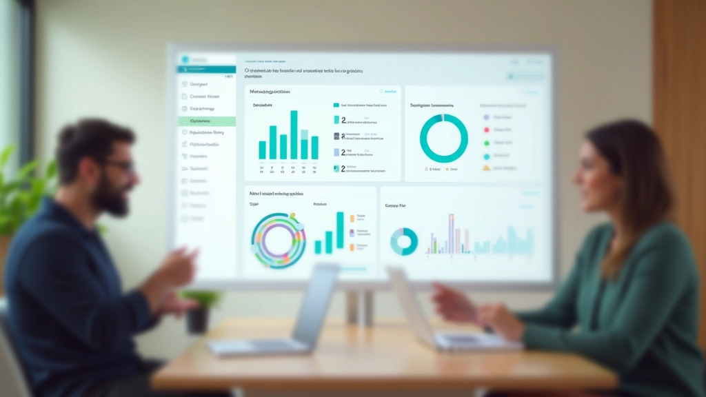 Schermata di un portale di gestione volontari con dashboard intuitiva e pannelli di controllo