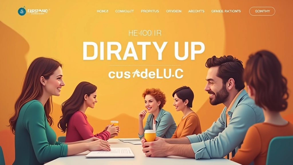 Sito web di associazione con sezione hero accattivante e colori caldi, design moderno